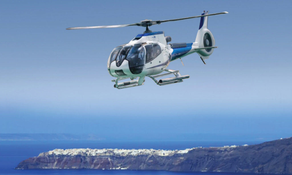 20 Minutes Helicopter Tour, A unique Experience in Santorini!